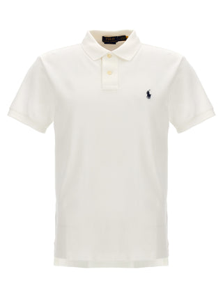 White Cotton Polo Shirt
