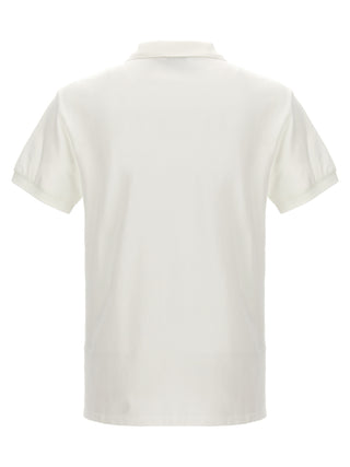 White Cotton Polo Shirt
