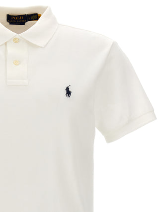 White Cotton Polo Shirt