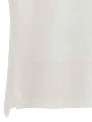 White Cotton Polo Shirt