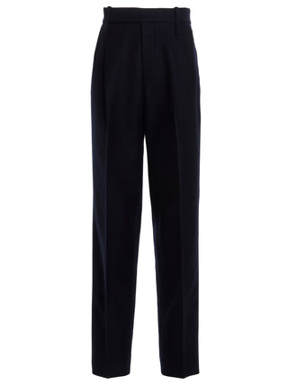 Blue Cashmere Casual Pants