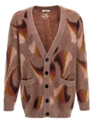 Multicolor Wool Cardigan
