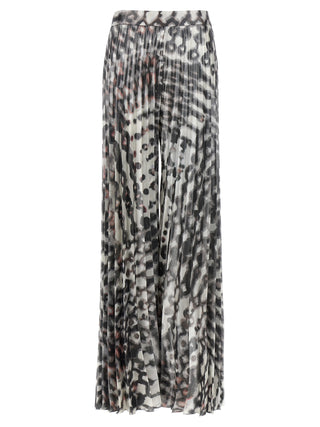 Multicolor Polyester Long Skirt