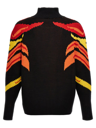 Multicolor Wool Cardigan