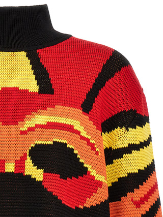 Multicolor Wool Cardigan