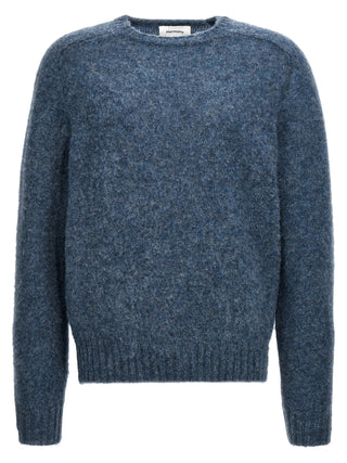 Blue Wool Cardigan