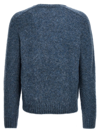 Blue Wool Cardigan