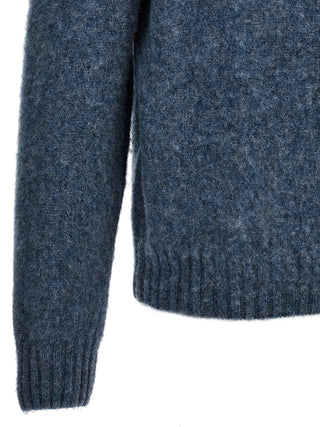 Blue Wool Cardigan