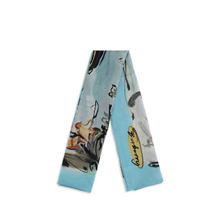 Multicolor Silk Scarf