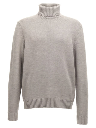 Gray Virgin Wool Cardigan
