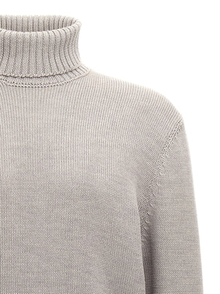 Gray Virgin Wool Cardigan