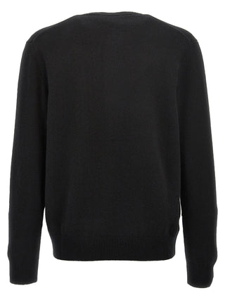 Black Virgin Wool Cardigan