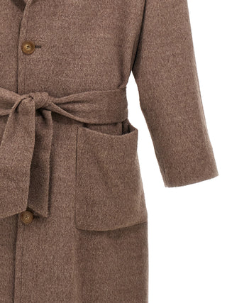 Beige Wool Coat