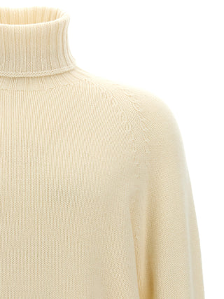 White Wool Cardigan