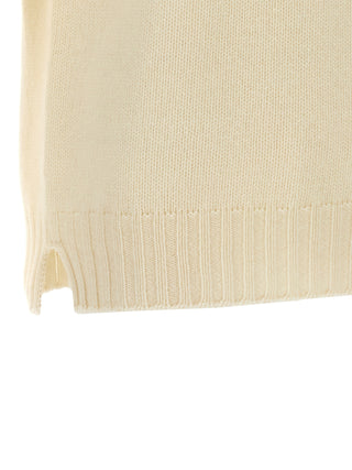 White Wool Cardigan