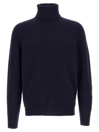 Blue Wool Cardigan