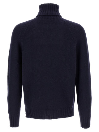Blue Wool Cardigan