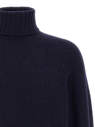Blue Wool Cardigan
