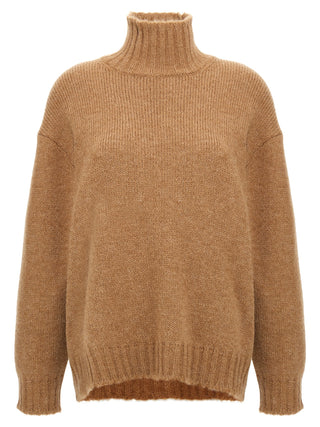 Cárdigan de lana beige