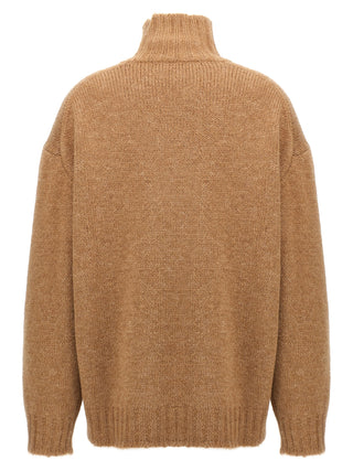 Cárdigan de lana beige