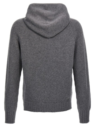 Gray Wool Cardigan