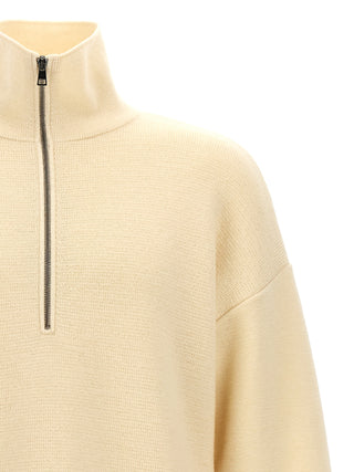 White Merino Wool Cardigan