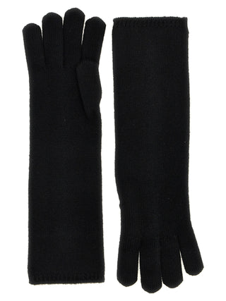 Guantes de cachemira negros