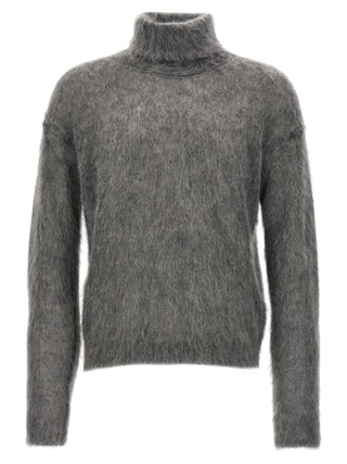 Gray Wool Cardigan