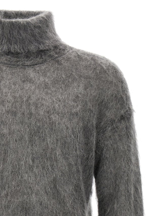 Gray Wool Cardigan