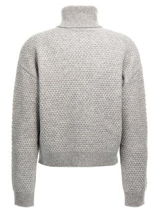 Gray Cashmere Cardigan
