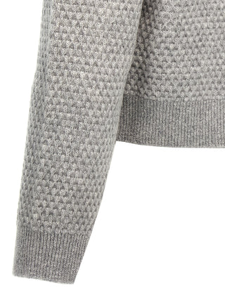 Gray Cashmere Cardigan