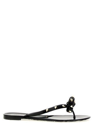 Black PVC Slides