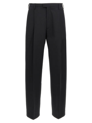 Black Polyester Dress Pants