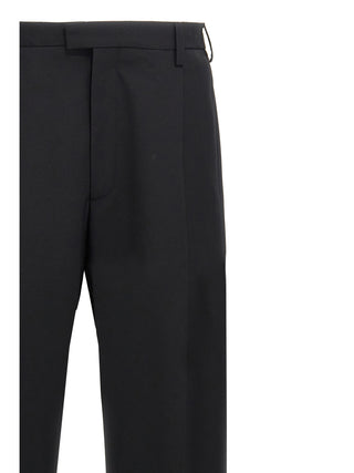 Black Polyester Dress Pants