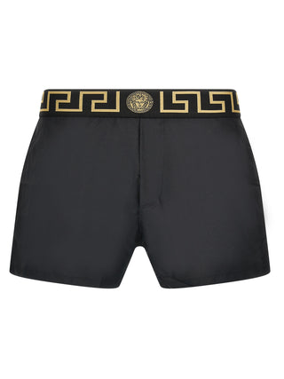 Pantalones cortos de baño multicolor de poliéster