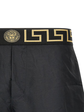 Pantalones cortos de baño multicolor de poliéster