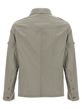 Bicolor Cotton Shell Jacket