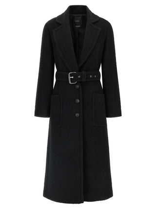 Black Polyester Coat
