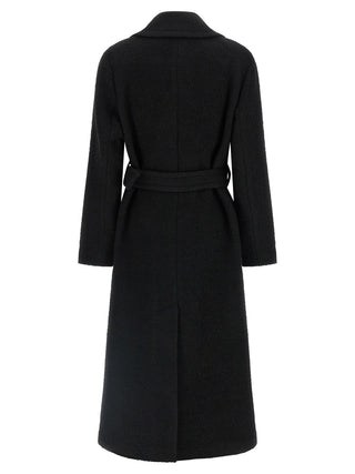 Black Polyester Coat