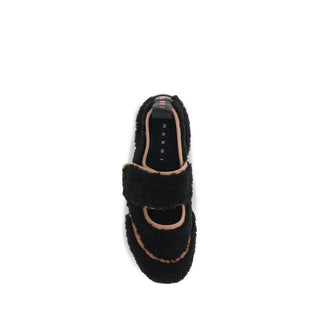 Black Polyamide Athletic Sneakers