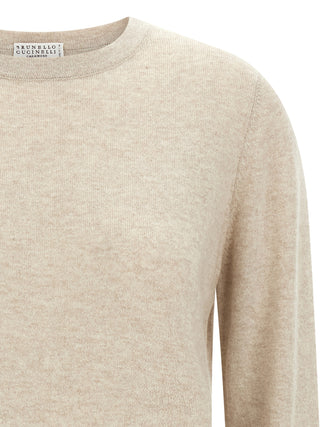 Cárdigan de cachemira beige
