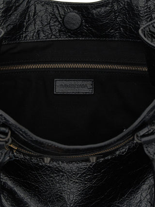 Black Lamb Leather Tote Bag