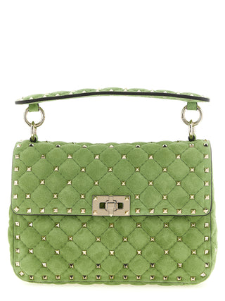 Bicolor Calfskin Shoulder Bag