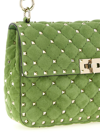 Bicolor Calfskin Shoulder Bag