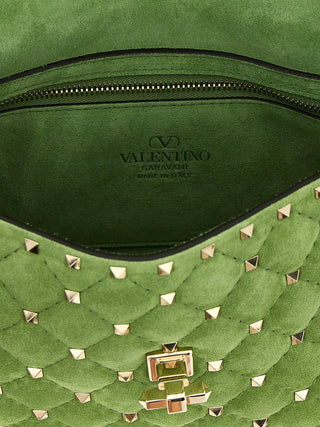 Bicolor Calfskin Shoulder Bag