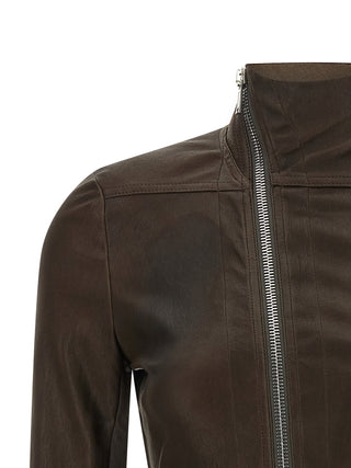 Brown Lamb Leather Leather Jacket