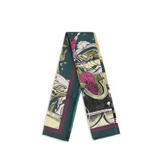Bicolor Silk Scarf