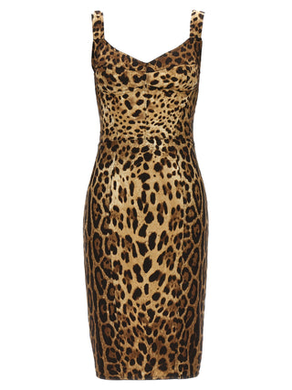 Multicolor Silk Cocktail Dress