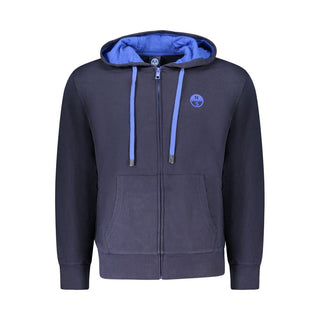 Sudadera azul de algodón para hombre