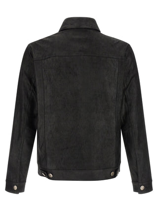 Black Lamb Leather Leather Jacket